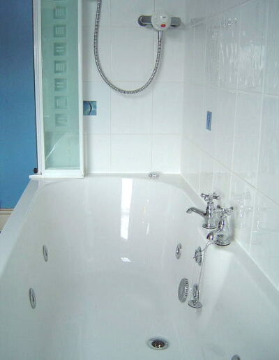 Image of bath and shower installed for a customer